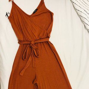 Forever 21 Rust Jumpsuit
